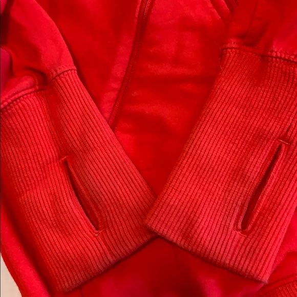 Nike running hooded zip up Dri-Fit S Red - Picture 6 of 8